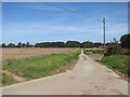 The road to Fishley Hall in NR13 6GN