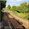 Heart of Wessex Line north from Frome station towards Westbury in BA11 5LA