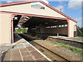 Wooden train shed, Frome railway station in BA11 5LA