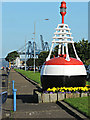 Buoy on Greenock Esplanade in PA16 7RA