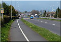 Footpath and cycleway along the A6 Loughborough Road in LE4 4JF