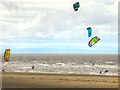 Kitesurfing, Wallasey Beach in CH45 8JZ