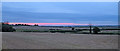 Sundown over farmland, Old Felixstowe in IP11 9FT
