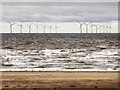 Wallasey Beach and Burbo Bank Wind Farm in CH45 8JZ