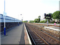 Looking north-west from Kilmarnock station in KA3 1EA
