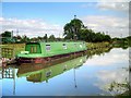 Narrowboat on the Shropshire Union Canal near Stoak in CH2 4HH