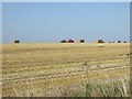 Stubble field near Furzehill in Markby