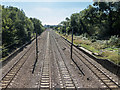 Railway Line from Bridge, Monken Hadley Common, Barnet in EN4 9AG