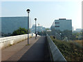 Footbridge to Central Milton Keynes in MK5 8BN