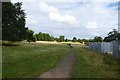Path towards the Country Park entrance in S75 4BU