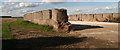 Straw stackyard off Howell Fen Road in Asgarby and Howell
