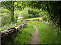 Footpath from Lamb Hall Road to Leys Farm, Longwood in HD3 4ZX