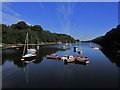 Rudyard Reservoir near Leek - View N along lake in ST13 8PN