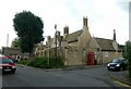 Rear of the almshouses in Ramsey