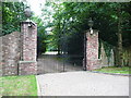 Gates on driveway to Ightham Court in TN15 9JE