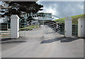 Burgh Island Hotel: entrance gates in TQ7 4BG