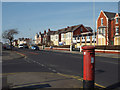 Premises and a postbox on Lytham Road, Blackpool in FY4 3HH