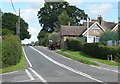 The A227 at the school, Shipbourne in TN11 9PS