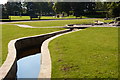 A water trail at Eureka park, Swadlincote in DE11 0DW