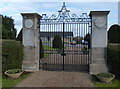 Gates at the Garden of Remembrance in LE9 2BP