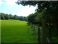 Path at field edge going south towards Clapham in Angmering & Findon Ward