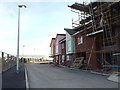 Houses under construction, 'Fox Hall Village', off Rigby Road, Blackpool in FY1 5QL