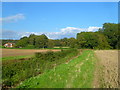 Footpath approaches Swillage Lane in BN16 4EN