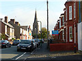 St. Luke's church viewed from St. Luke's road in L23 0TX