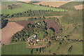 South Raynham, church, Manor Farm and River Wensum: aerial 2015 in NR21 7HE