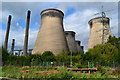 Cooling towers at Ferrybridge Power Station in WF11 8RB