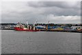 Rosyth docks from the Firth of Forth in KY11 2XS