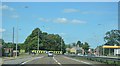 A1 approaching the roundabout at Buckden in PE19 5XG