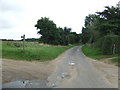 Footpath Off Minor Road in Covehithe