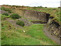 Disused quarry near Eithin llwyn in SY21 0JJ