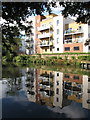 Flats by canal in Greenford in UB5 6SR