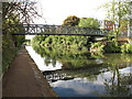 Footbridge over canal in Greenford in UB5 6SR