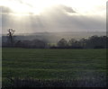 Ridge and furrow fields next to the B6047 Melton Road in LE16 7SB