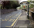 Church Road bus stop and shelter, Blaenavon in NP4 9DD