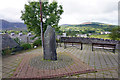 Standing stone and viewpoint in Cilfodan in LL57 3DA