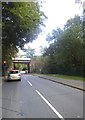 Railway bridge on Town Hill, Lingfield in RH7 6AG