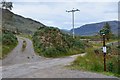 Path junction and signpost, Kylestrome in IV27 4TN