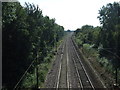 Railway towards Stowmarket in IP22 1BJ