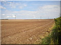 Ploughed field east of Bradmore in Bradmore