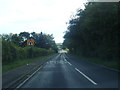 A476 nears Bryndu in Llannon Community