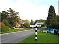 Traditional signpost in Belsize, Hertfordshire in WD3 4FR