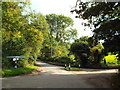 Road junction near Sarratt in WD3 6AN