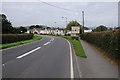 The A40 entering Llandovery in SA20 0JT