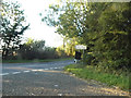 Denford Lane at the junction of Eddington Hill in RG17 0EU