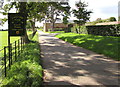 Ladyridge Farm Guest House name sign, Brockhampton in HR1 4SF