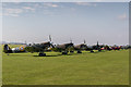 Spitfires Lined Up, Duxford Battle of Britain 75th Anniversary, Cambridgeshire in CB22 4AN
